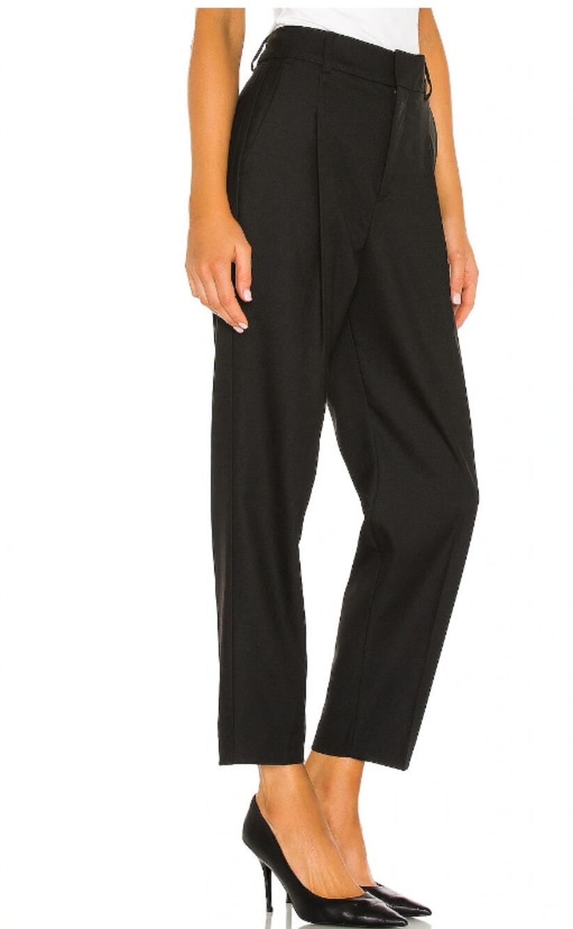 Anine Bing Becky Trouser in Black size Small